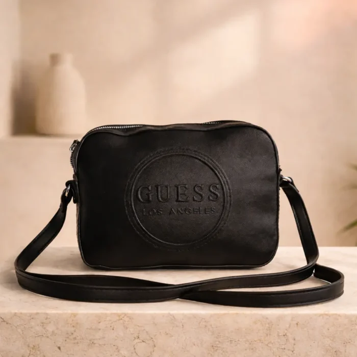Bolso bandolera Guess Los Angeles color negro