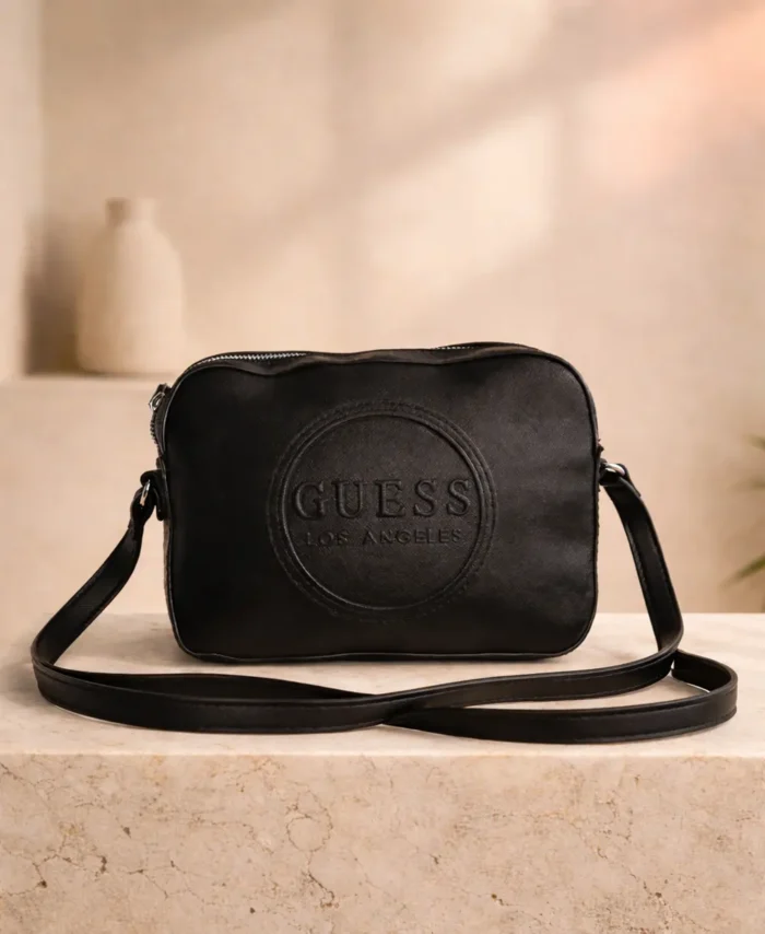 Bolso bandolera Guess Los Angeles color negro