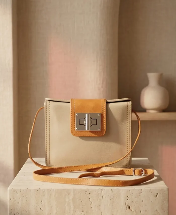 Bandolera de cuero Italiano VERA PELLE